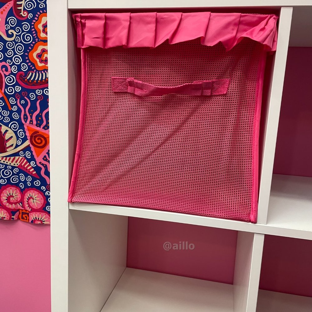 IKEA KARISMATISK Box, foldable pink 13x13x13 " - Picture 2 of 8